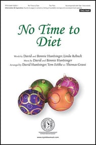 No Time to Diet Two-Part choral sheet music cover Thumbnail